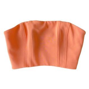NWOT A.L.C. cropped bandeau strapless top - orange - RUNWAY SAMPLE